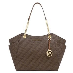 NWT Michael Kors Jet Set Travel Large Chain Tote
